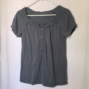 Navy Eddie Bauer Blouse